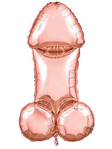 Fóliový balonek ve tvaru penisu Glitterati, 90 cm