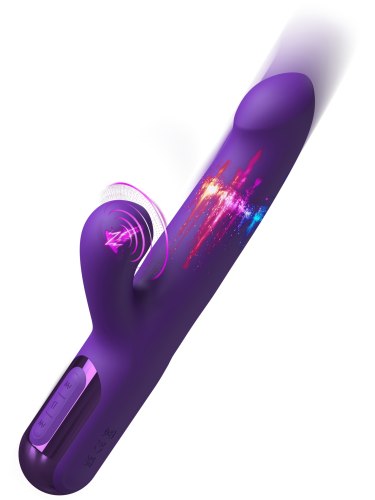 Přirážecí vibrátor s králíčkem Fantasy For Her