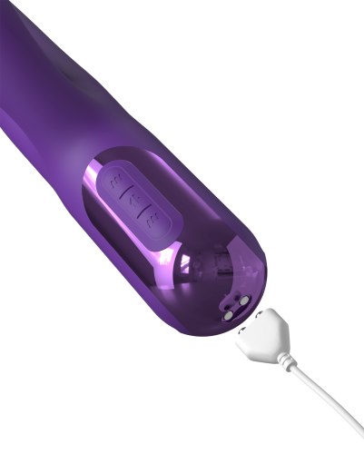 Přirážecí vibrátor s králíčkem Fantasy For Her