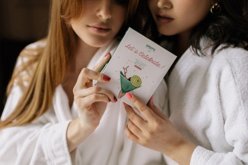 Sada hřejivých intimních masážních olejů Exsens Let's Celebrate!, 3x 30 ml