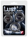 Sada erekčních kroužků Lust, 3 ks