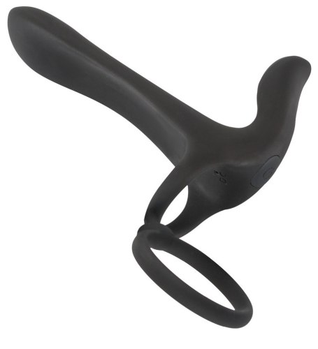 Párový vibrátor s kroužky na penis Black Velvets