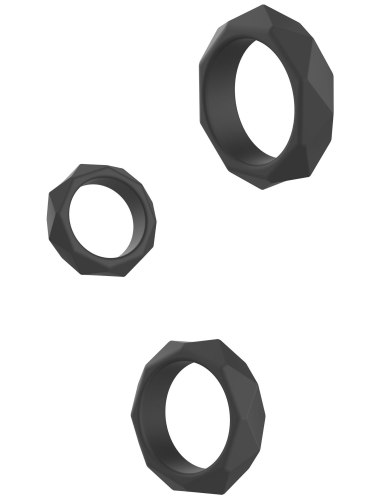 Sada erekčních kroužků Heavy C-Ring, 3 ks