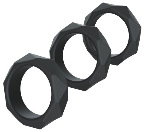 Sada erekčních kroužků Heavy C-Ring, 3 ks