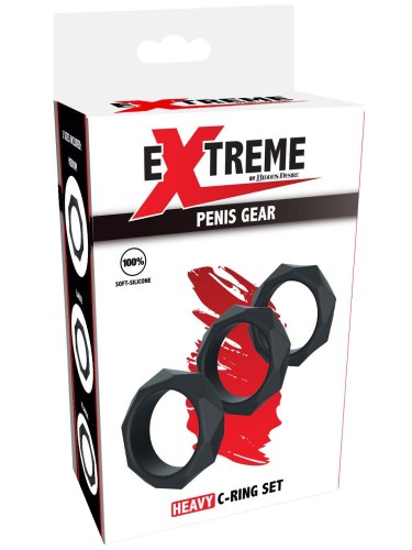 Sada erekčních kroužků Heavy C-Ring, 3 ks