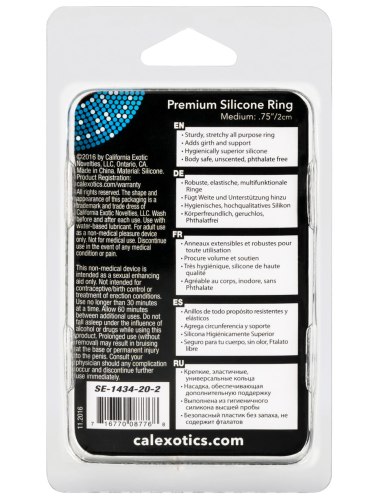 Erekční kroužek Premium Silicone Ring