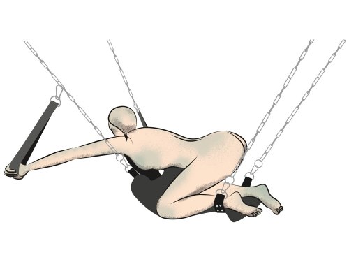 Závěsná erotická houpačka Sex Swing