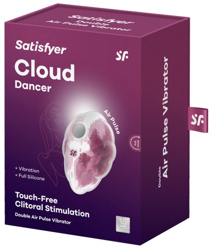 Pulzační a vibrační stimulátor klitorisu Satisfyer Cloud Dancer