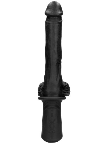 Realistický přirážecí vibrátor s varlaty Ouch!