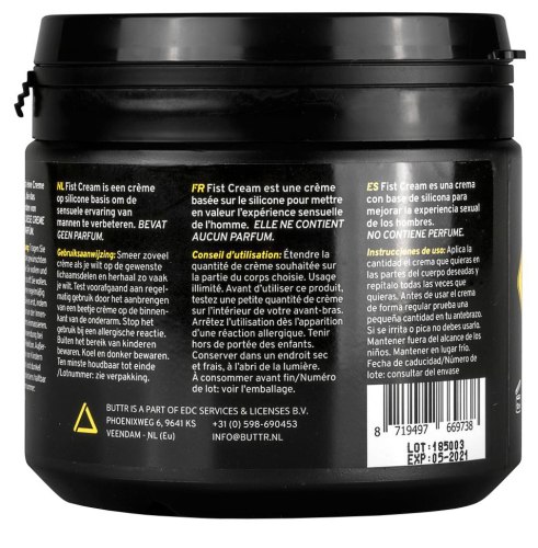 Silikonový lubrikační gel BUTTR Fist Cream, 500 ml