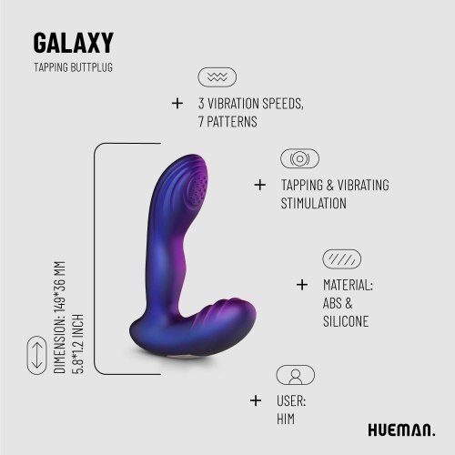 Pulzační vibrátor na prostatu Galaxy