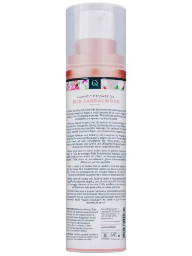 Masážní olej Rich Sandalwood, 100 ml