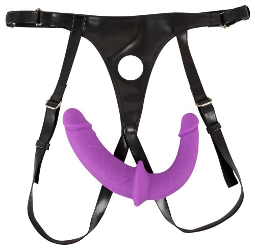 Dvojitý silikonový strapon Sweet Smile