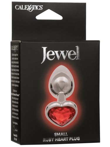 Kovový anální kolík se srdíčkem Jewel Small
