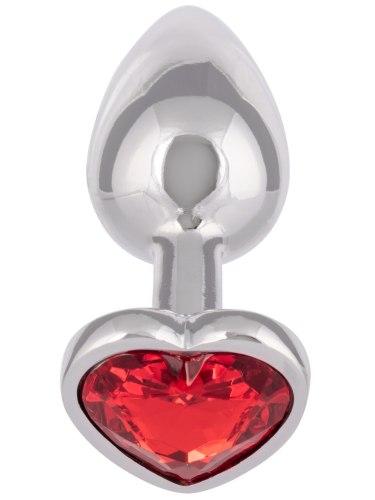 Kovový anální kolík se srdíčkem Jewel Small