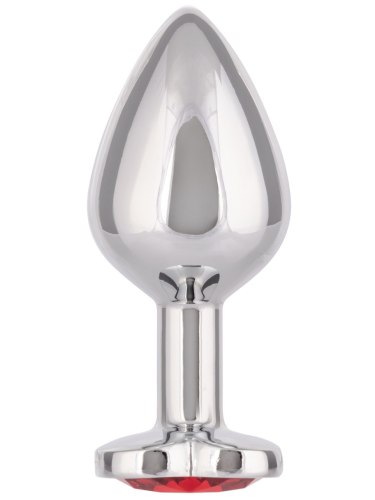 Kovový anální kolík se srdíčkem Jewel Large