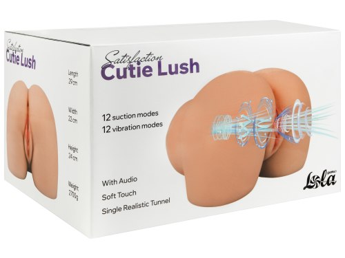 Vibrační a sací realistický masturbátor Cutie Lush