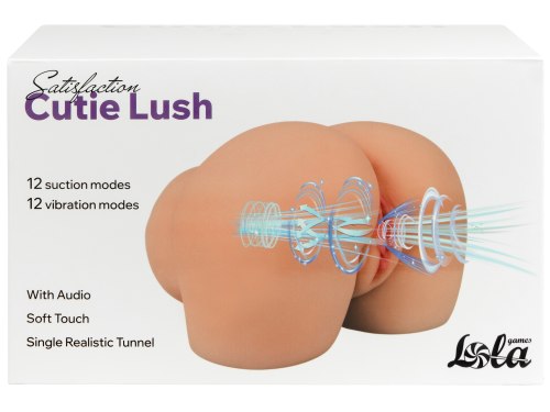 Vibrační a sací realistický masturbátor Cutie Lush