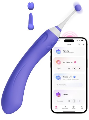 Oboustranný vibrátor se 3 nástavci Hyphy