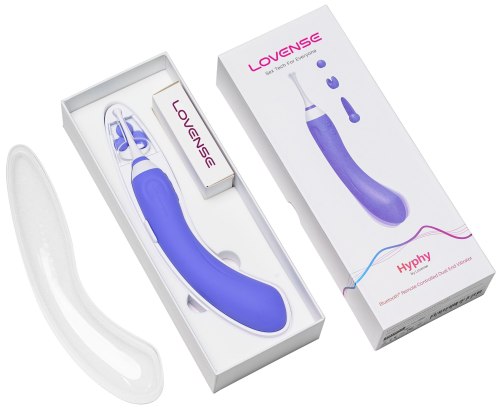 Oboustranný vibrátor se 3 nástavci Hyphy