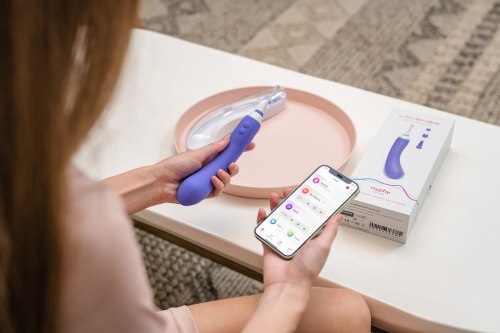 Oboustranný vibrátor se 3 nástavci Hyphy