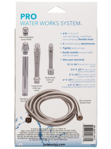Anální sprcha se 4 nástavci Pro Water Works System