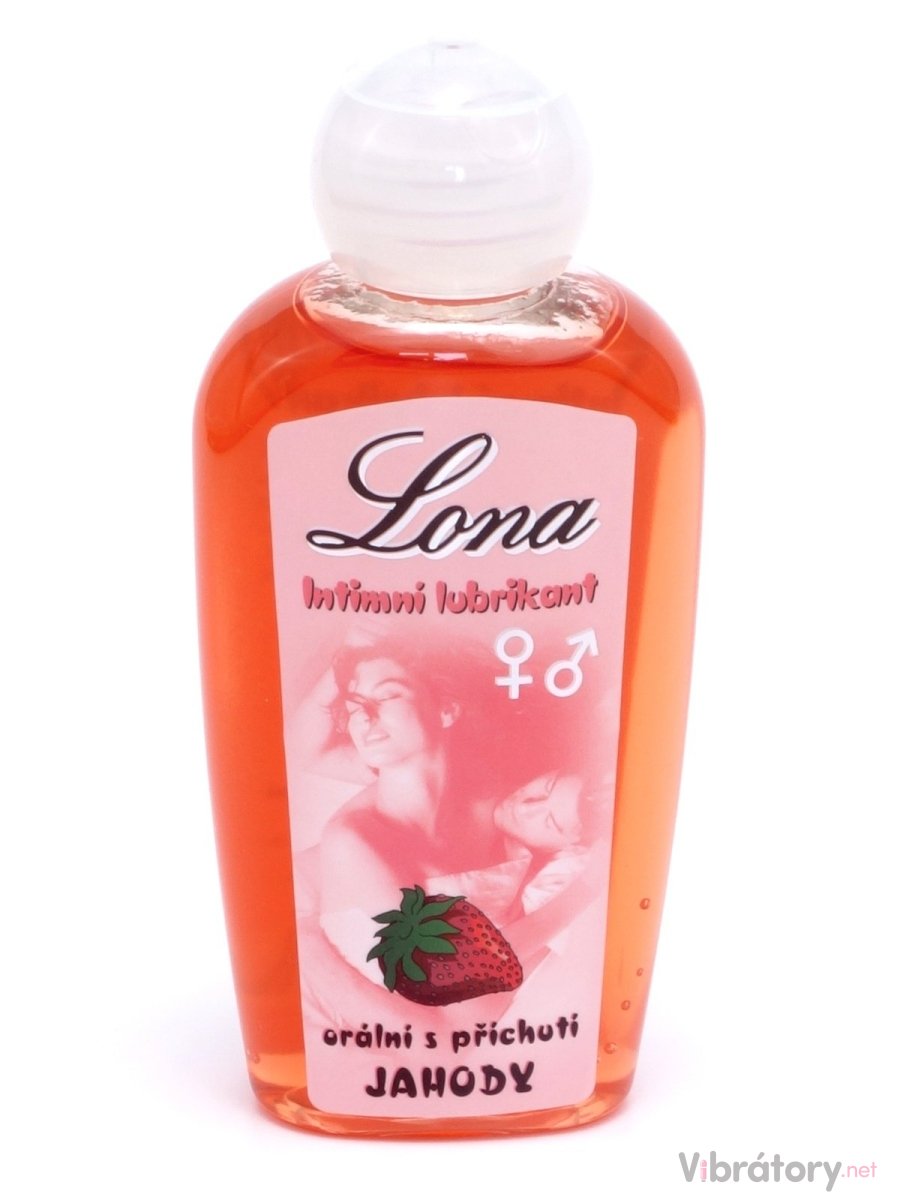 Levně Lubrikační gel LONA - jahodový (orální), 130 ml
