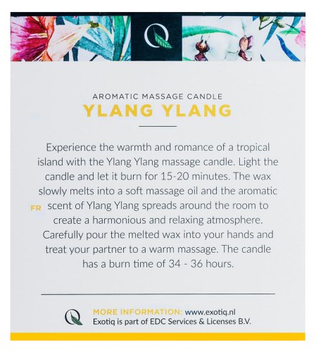 Masážní svíčka Ylang Ylang, 200 g