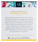 Masážní svíčka Ylang Ylang, 200 g