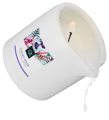 Masážní svíčka Violet Rose, 200 g