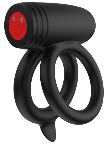 Dvojitý vibrační erekční kroužek Elite Power