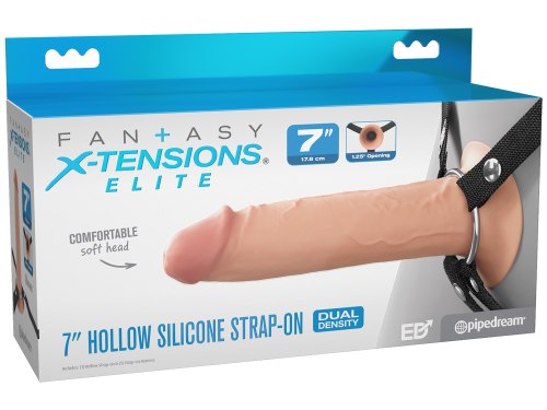Dutý připínací penis Fantasy X-tensions Elite 7"