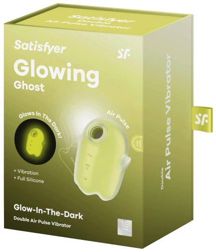 Pulzační a vibrační stimulátor klitorisu Satisfyer Glowing Ghost