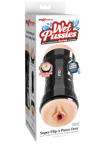 Vagina a zadeček Wet Pussies Super Flip-A-Pussy Over