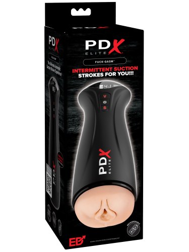 Sací a vibrační umělá vagina Fuck-Gasm