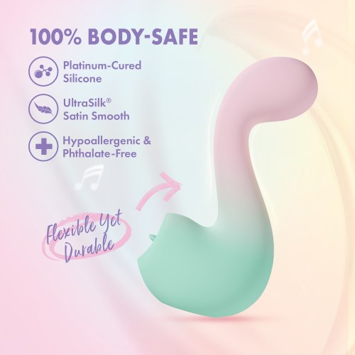 Vibrátor/stimulátor s jazýčkem Melody