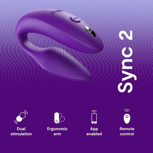 Tvarovatelný párový vibrátor We-Vibe Sync 2