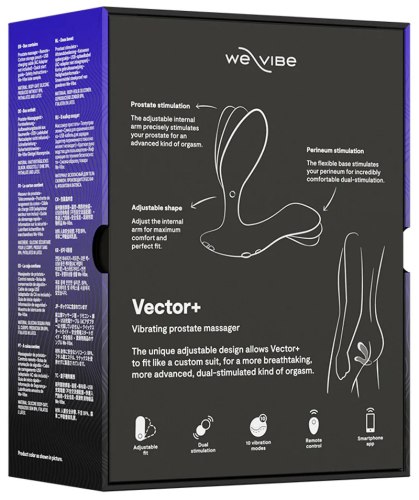 Tvarovatelný vibrátor na prostatu a hráz We-Vibe Vector+