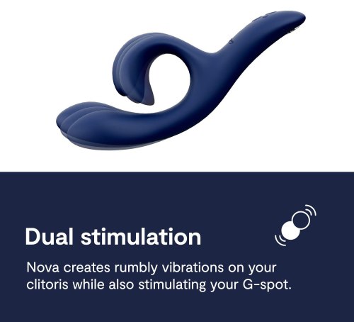 Tvarovatelný vibrátor s králíčkem We-Vibe Nova 2