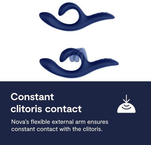 Tvarovatelný vibrátor s králíčkem We-Vibe Nova 2