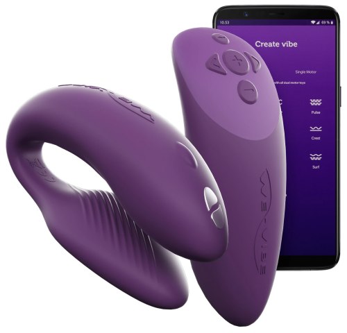 Tvarovatelný párový vibrátor We-Vibe Chorus