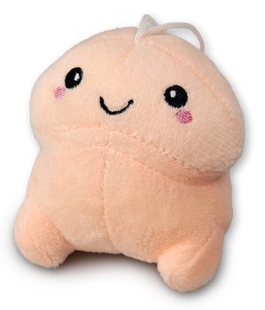 Plyšový penis, 10 cm – Vzrušující, zábavné a sexy doplňky do domácnosti