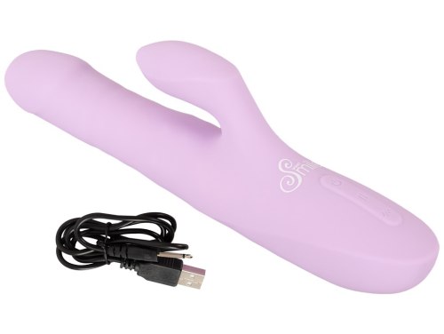 Přirážecí a perličkový vibrátor s králíčkem Sweet Smile