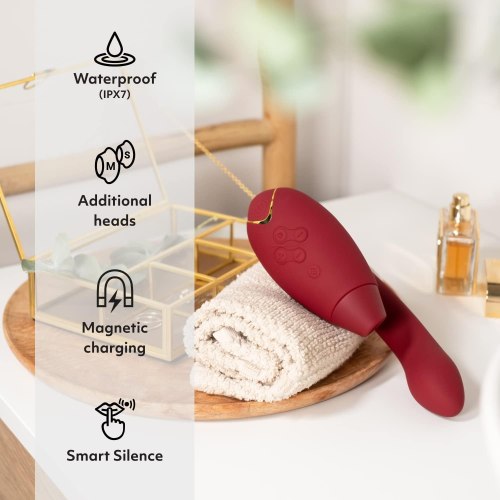 Vibrátor s pulzační stimulací klitorisu Womanizer Duo 2