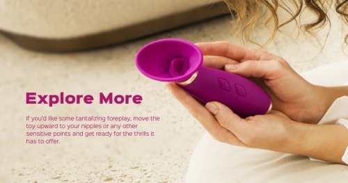 Sací stimulátor s jazýčkem SEDUCTION