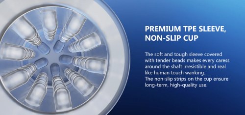 Rotační a přirážecí masturbátor WARRIOR