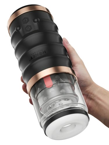 Rotační a přirážecí masturbátor WARRIOR