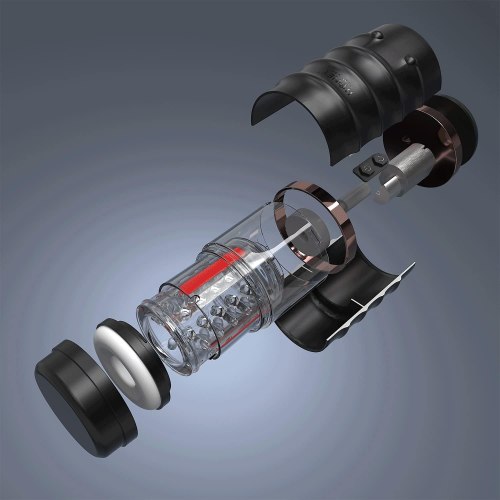 Rotační a přirážecí masturbátor WARRIOR