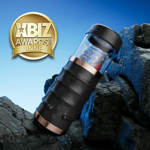 Rotační a přirážecí masturbátor WARRIOR