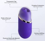 Mini stimulátor klitorisu s jazýčkem ABBY